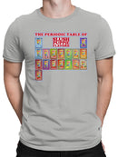 Officially Licensed Slush Puppie Flavor Chart Men's T-shirt