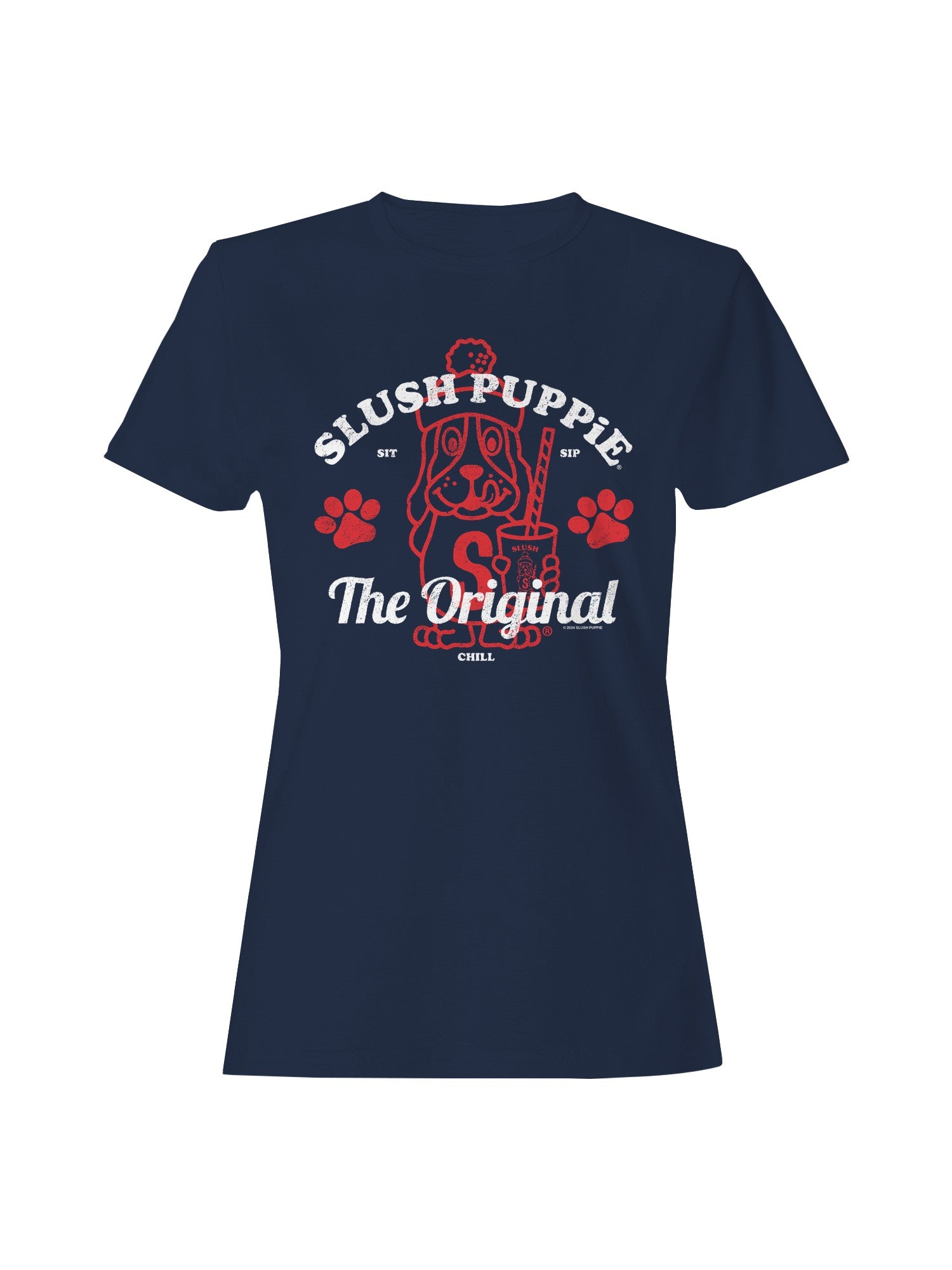 Officially Licensed Slush Puppie Red Vintage Puppie  Women's T-shirt