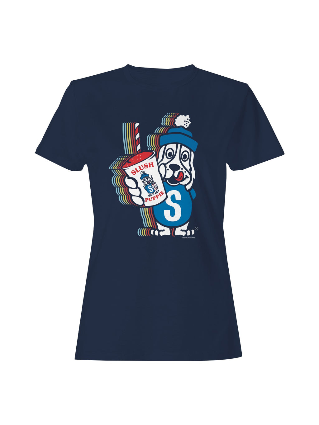 Officially Licensed Slush Puppie Retro Slush Puppie Graphic Women's T-shirt