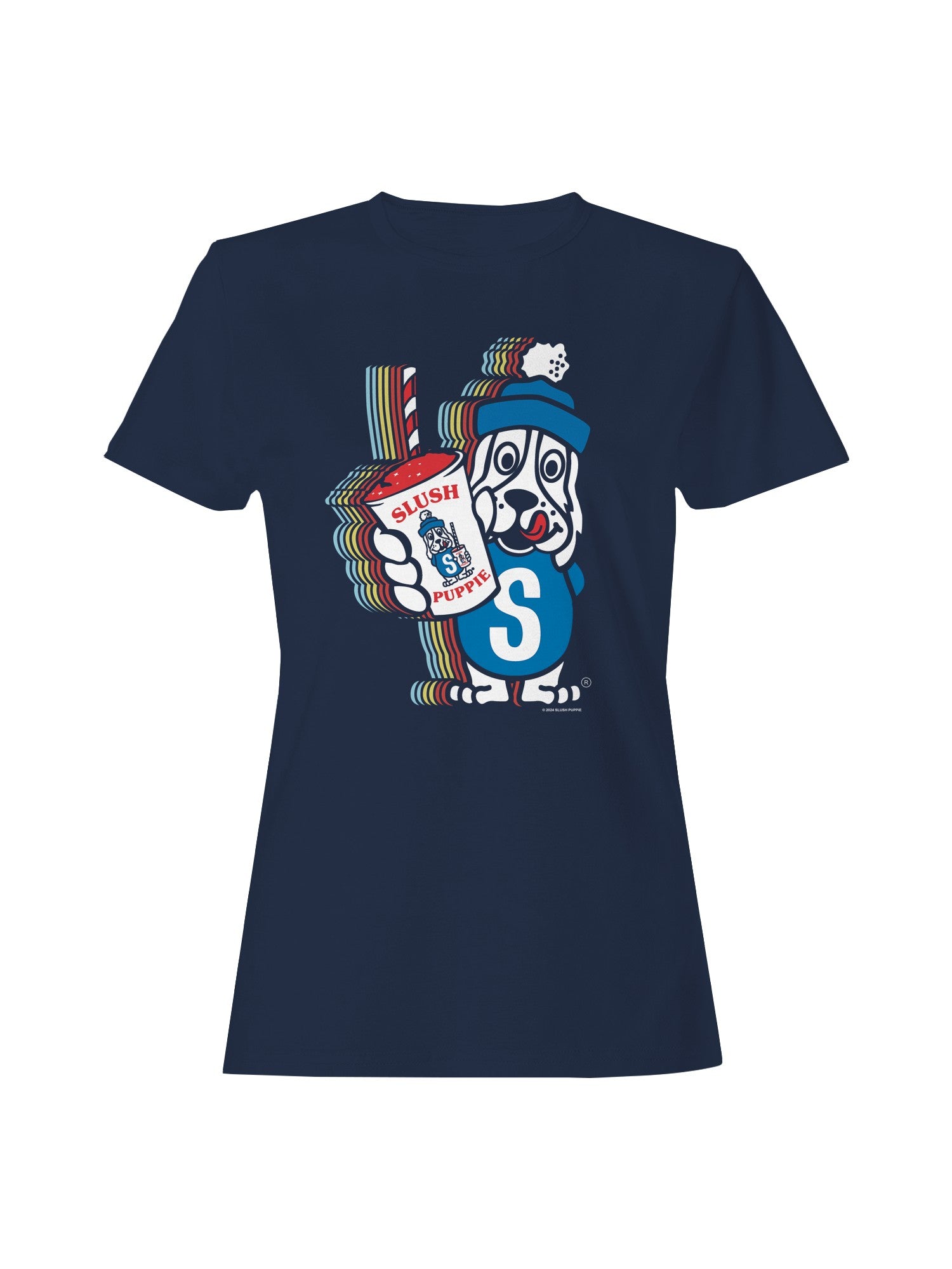 Officially Licensed Slush Puppie Retro Slush Puppie Graphic Women's T-shirt