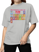 Officially Licensed Slush Puppie Flavor Chart Women's T-shirt