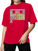 Officially Licensed Slush Puppie Flavor Chart Women's T-shirt