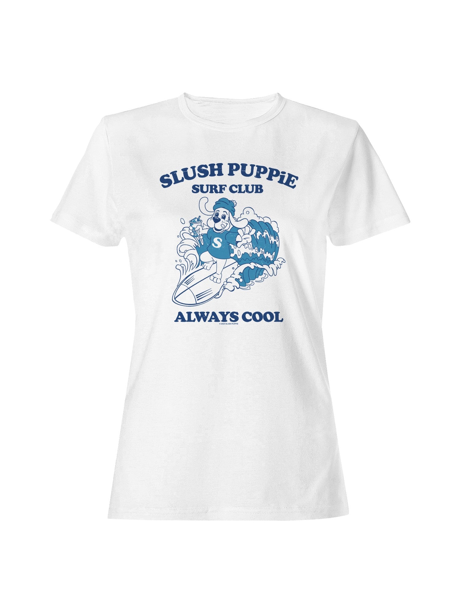 Officially Licensed Slush Puppie Surf Club Cool Dog Women's T-shirt