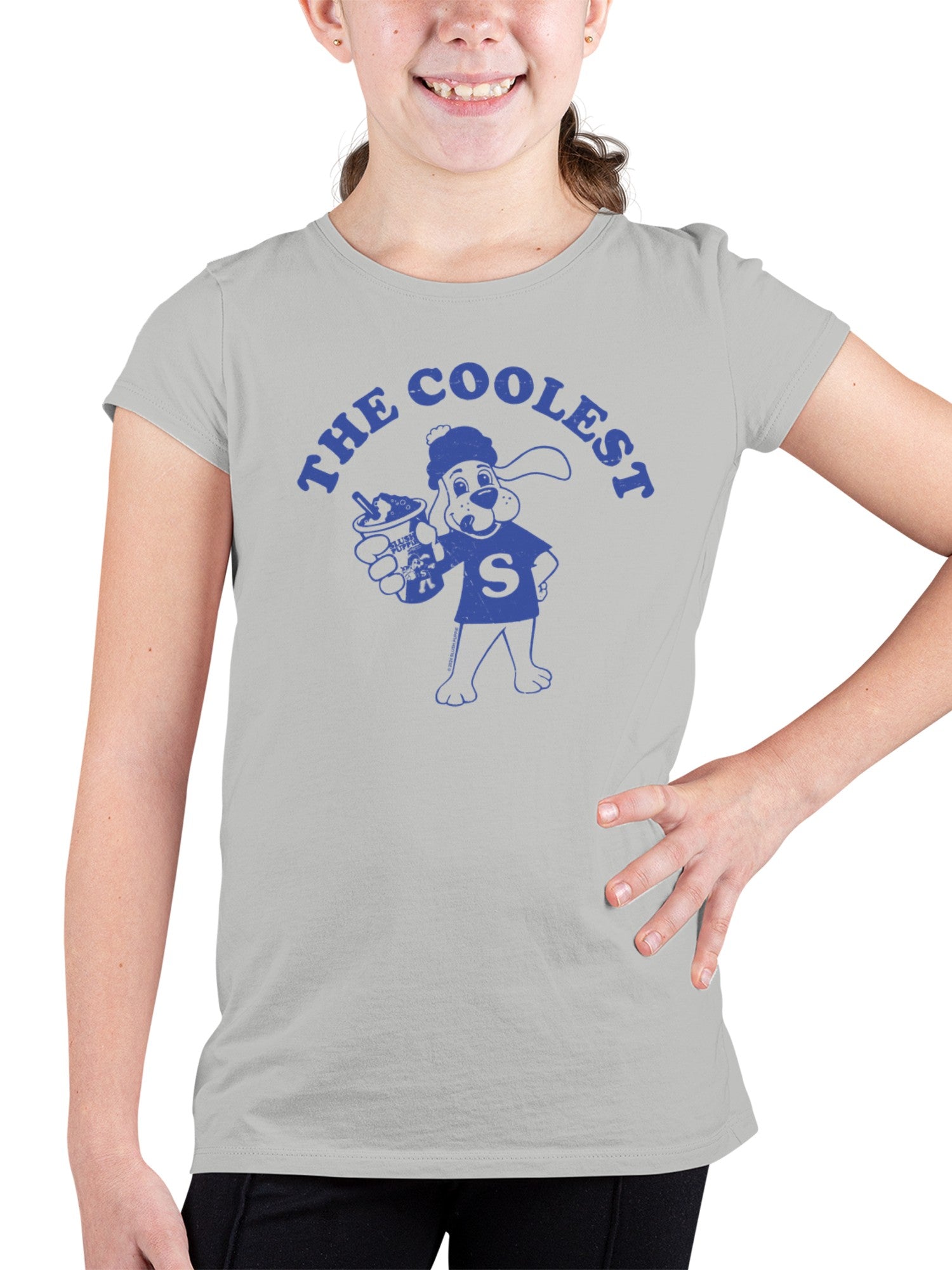 Officially Licensed Slush Puppie Cool Dog Drink Art Youth's T-shirt