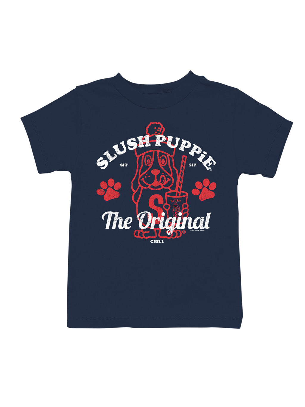 Officially Licensed Slush Puppie Red Vintage Puppie  Youth's T-shirt