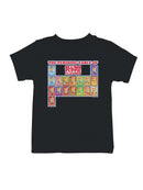 Officially Licensed Slush Puppie Flavor Chart Youth's T-shirt