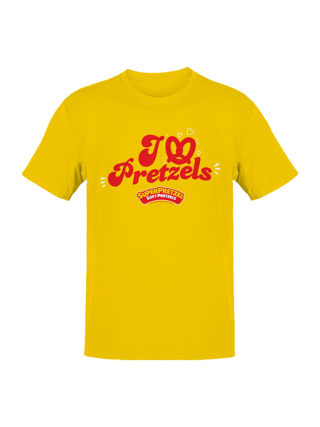 Officially Licensed Super Pretzel I Love Pretzels  Men's T-shirt
