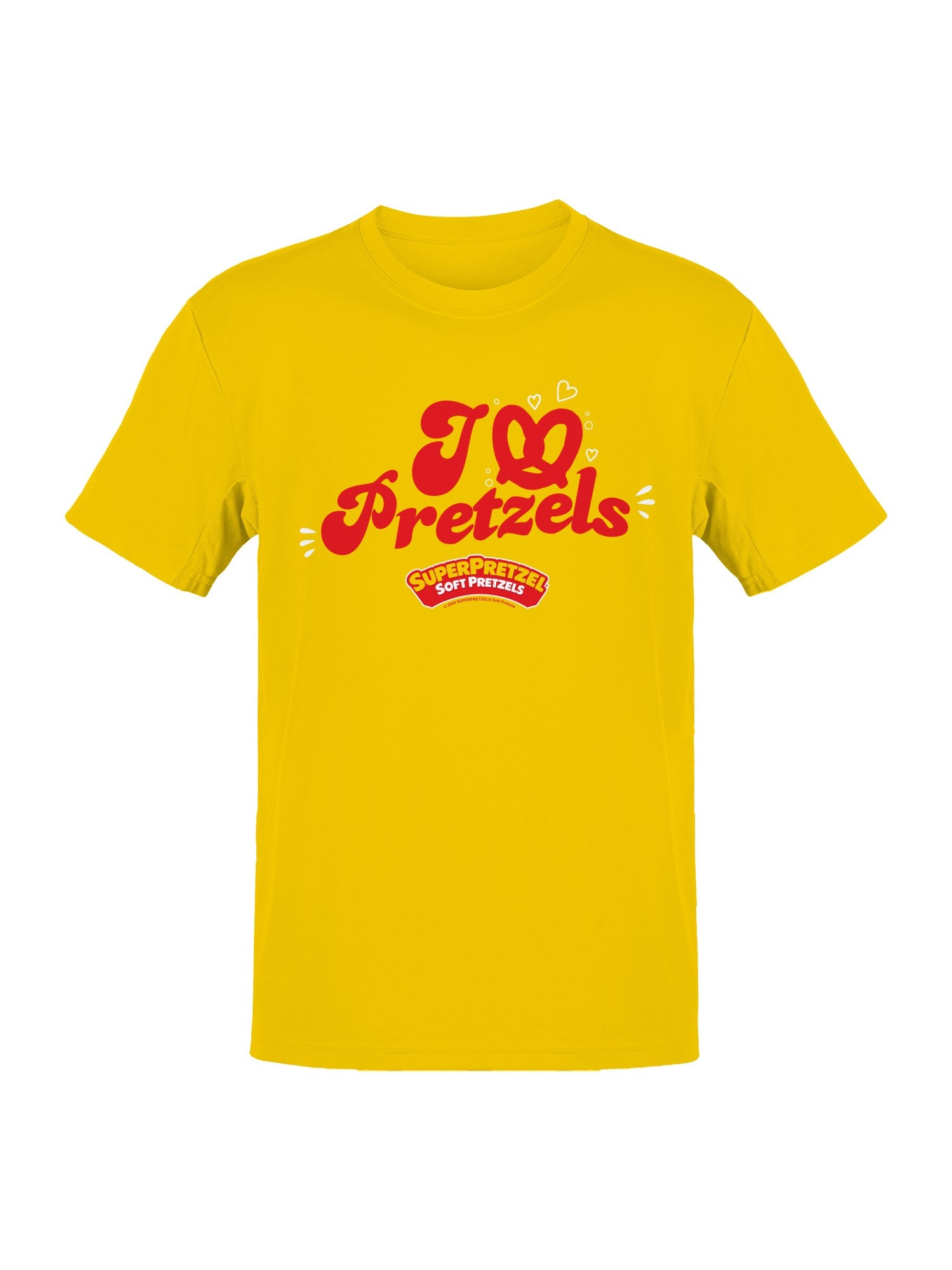 Officially Licensed Super Pretzel I Love Pretzels  Men's T-shirt