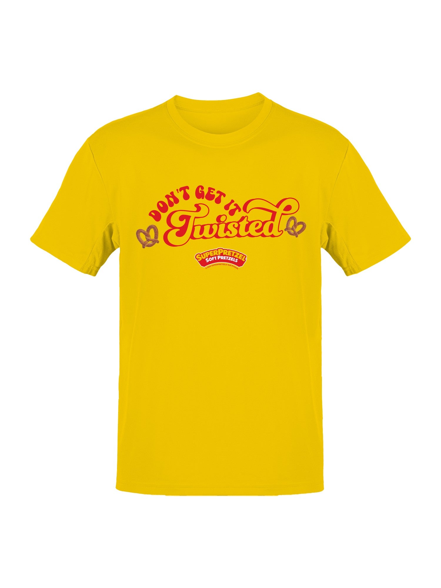 Officially Licensed Super Pretzel Don't Get It Twisted Men's T-shirt