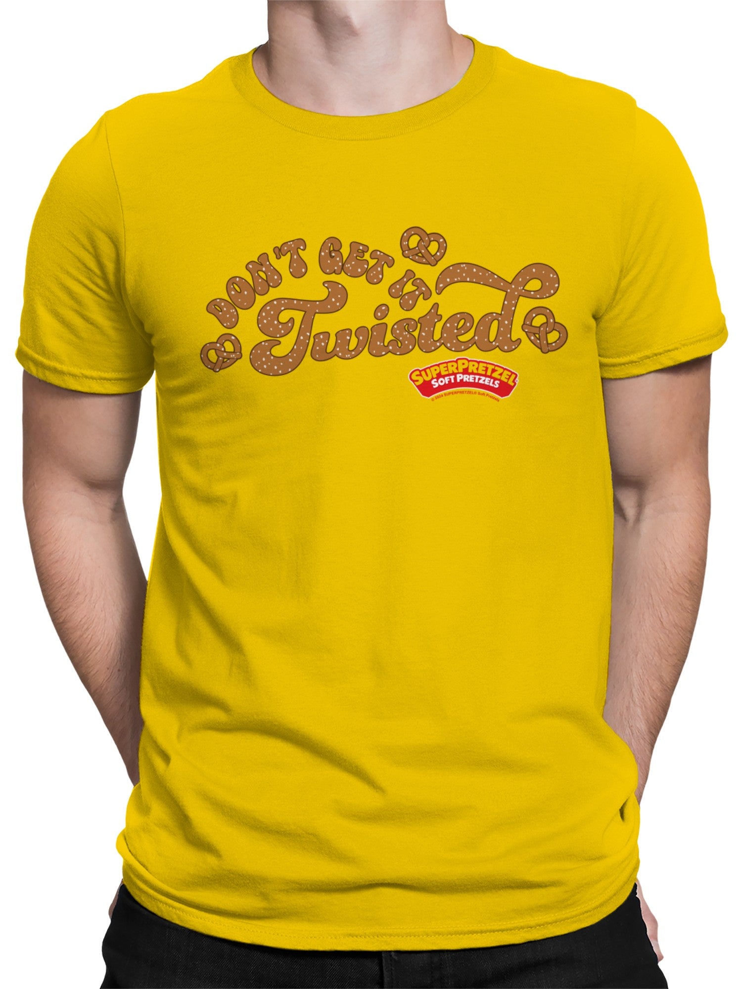 Officially Licensed Super Pretzel Don’t Get It Twisted Men's T-shirt