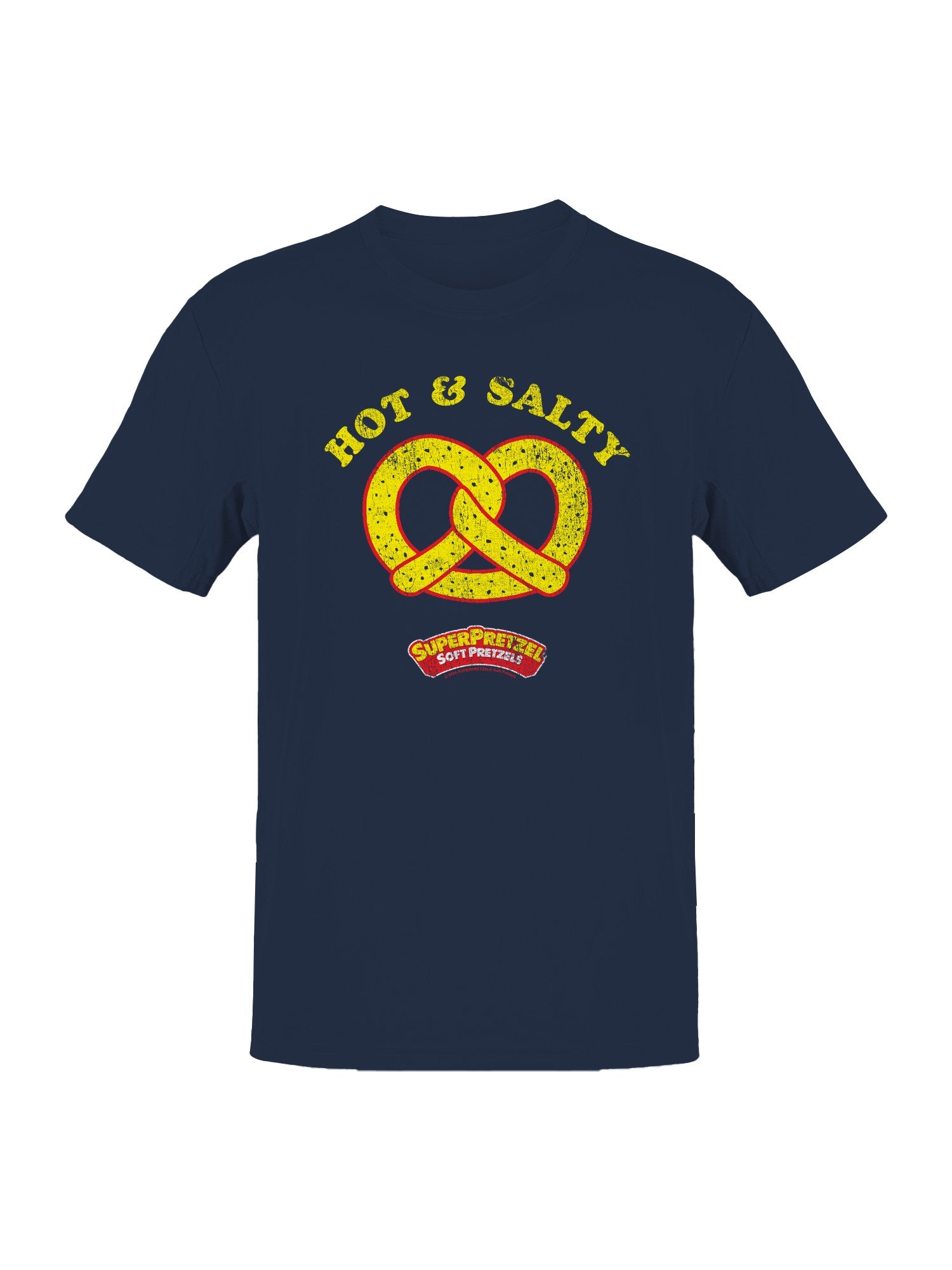 Officially Licensed Super Pretzel Hot & Salty Pretzel Delight Men's T-shirt