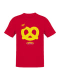 Officially Licensed Super Pretzel Design with "Ow!"  Men's T-shirt
