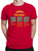 Officially Licensed Super Pretzel Hot Pretzel Enjoyment Men's T-shirt