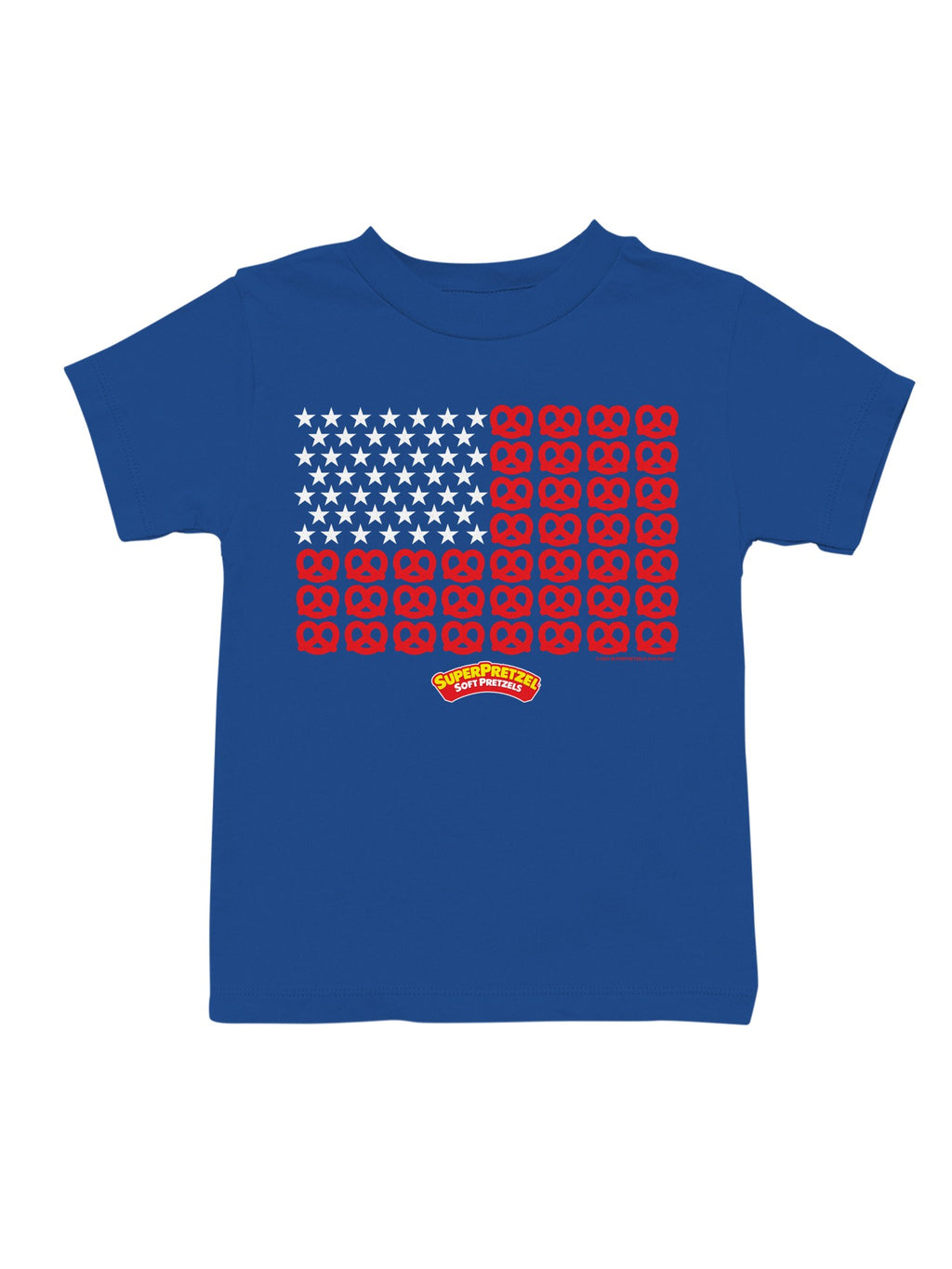 Officially Licensed Super Pretzel Stars and Stripes Youth's T-shirt