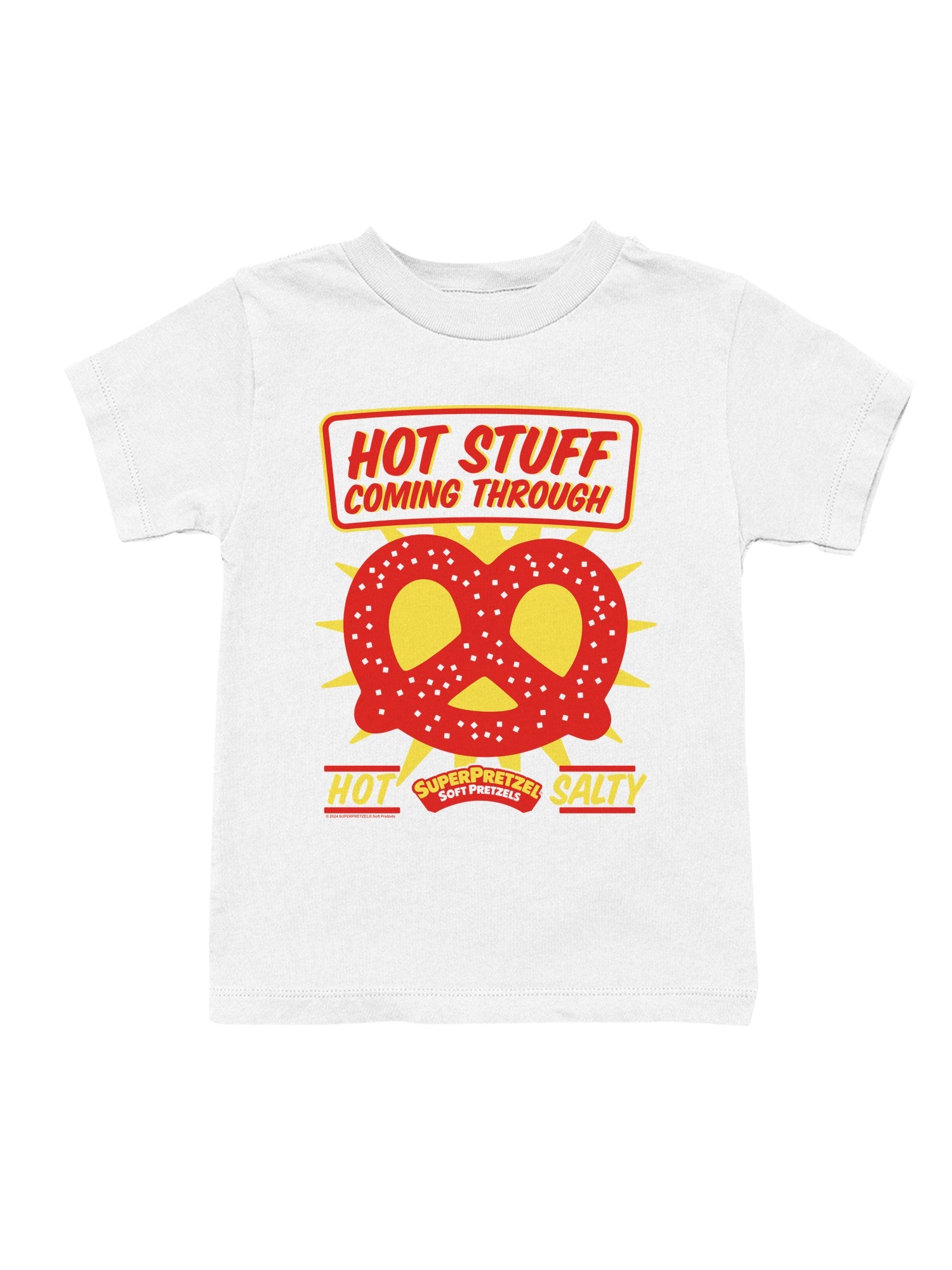 Officially Licensed Super Pretzel Hot Stuff Pretzel Design Youth's T-shirt