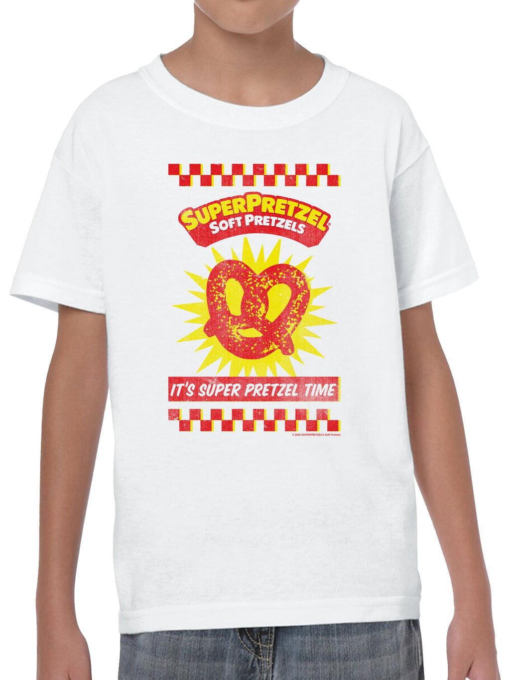 Officially Licensed Super Pretzel Soft Pretzel Delight Youth's T-shirt