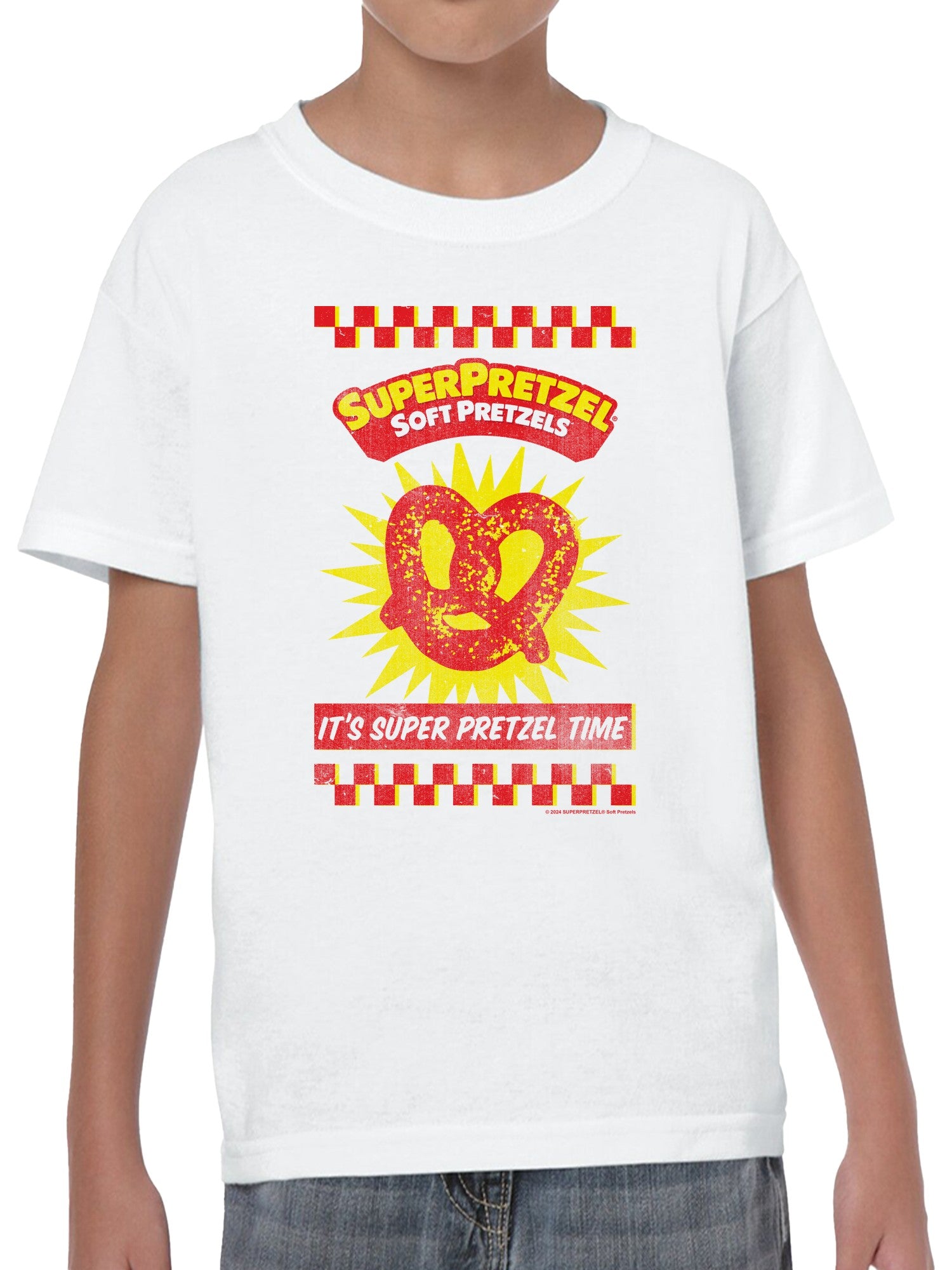 Officially Licensed Super Pretzel Soft Pretzel Delight Youth's T-shirt