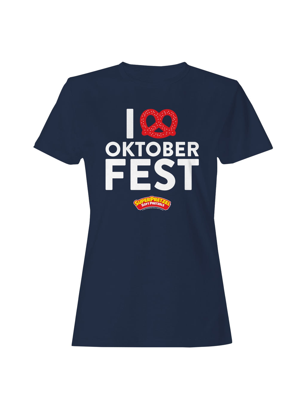 Officially Licensed Super Pretzel Oktoberfest Pretzel Women's T-shirt
