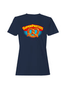 Officially Licensed Super Pretzel Classic Logo Design Women's T-shirt