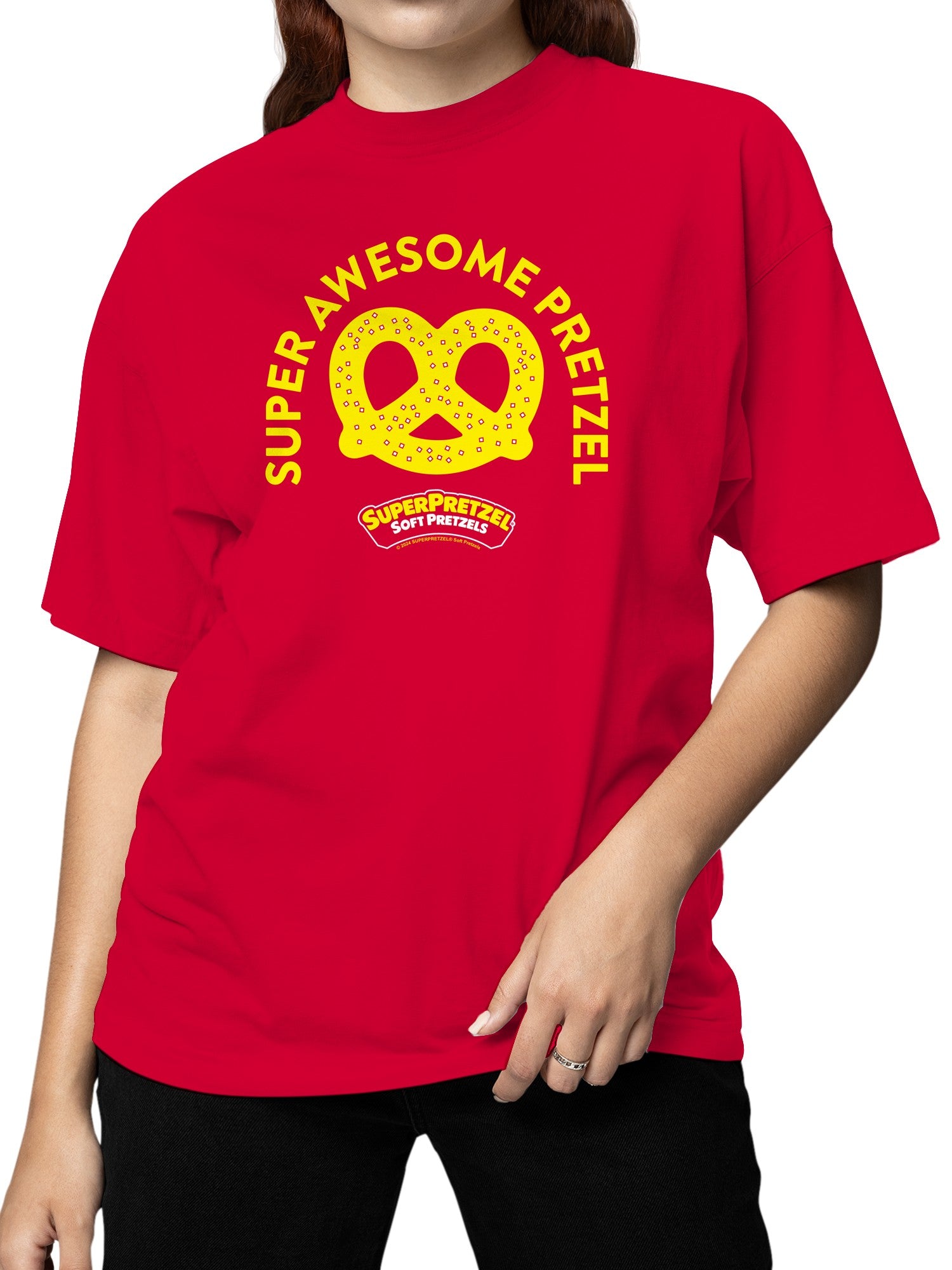 Officially Licensed Super Pretzel Super Awesome Pretzel  Women's T-shirt