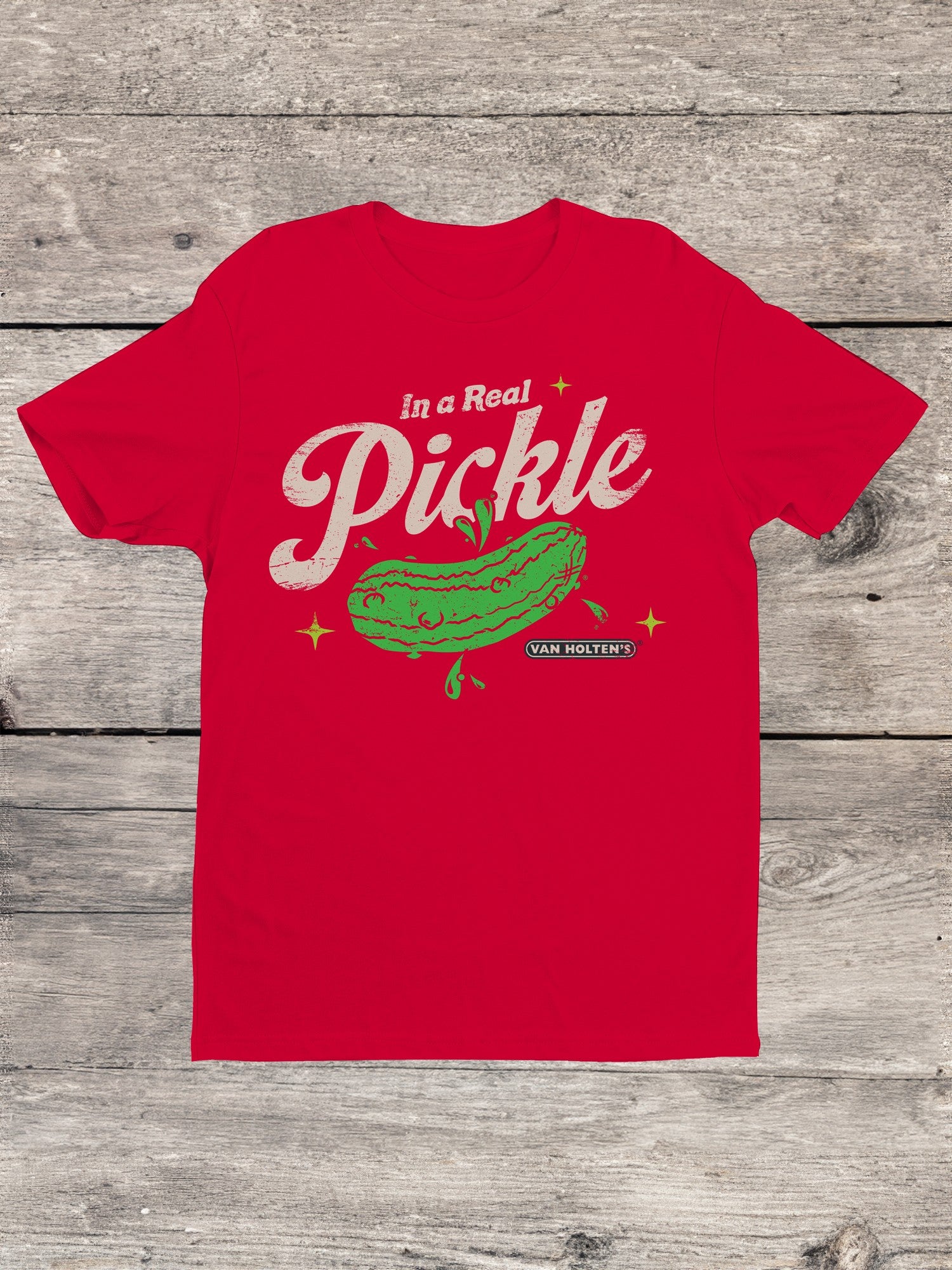 Officially Licensed Van Holten's Pickles In a Real Pickle Women's T-shirt