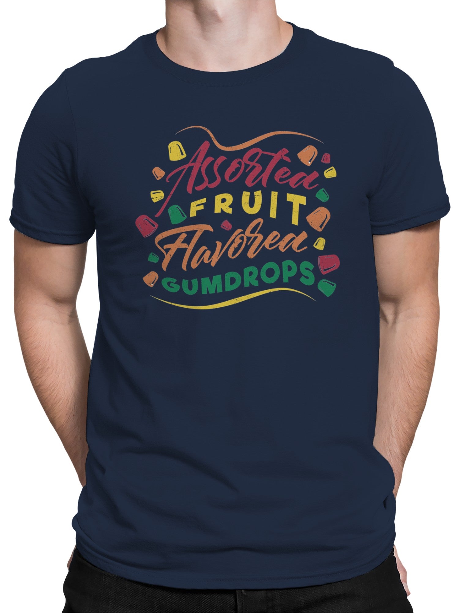 Officially Licensed Dots Assorted Fruit Flavored Gumdrops Men's T-shirt