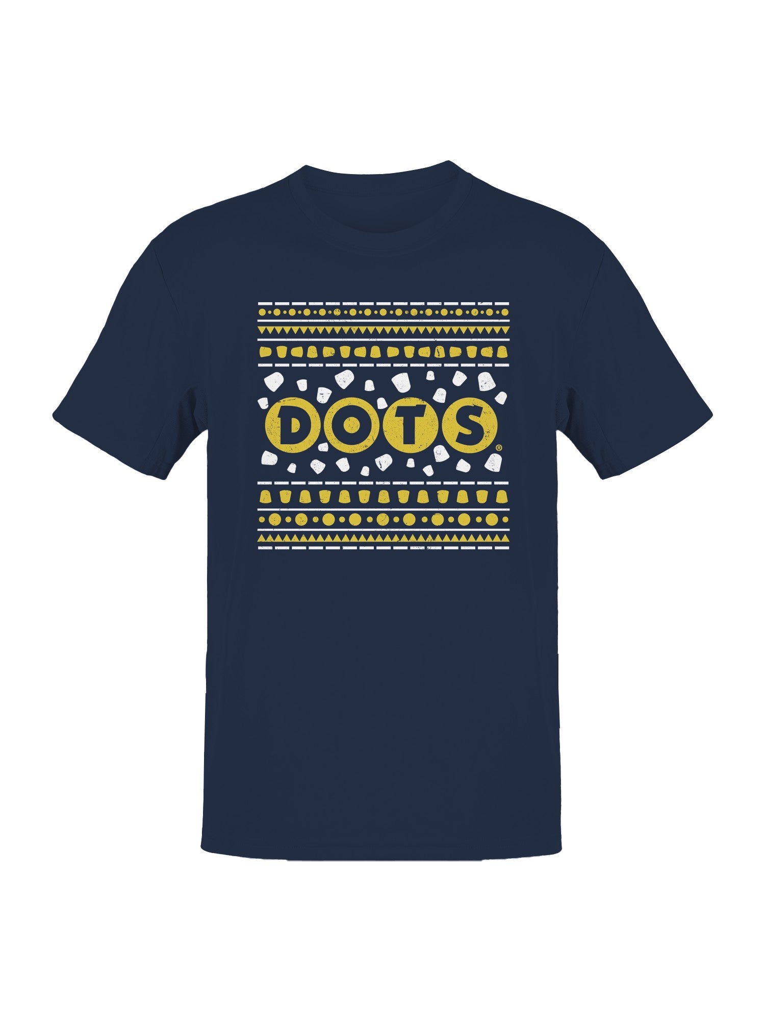 Officially Licensed Dots Retro Pattern Art Print Men's T-shirt