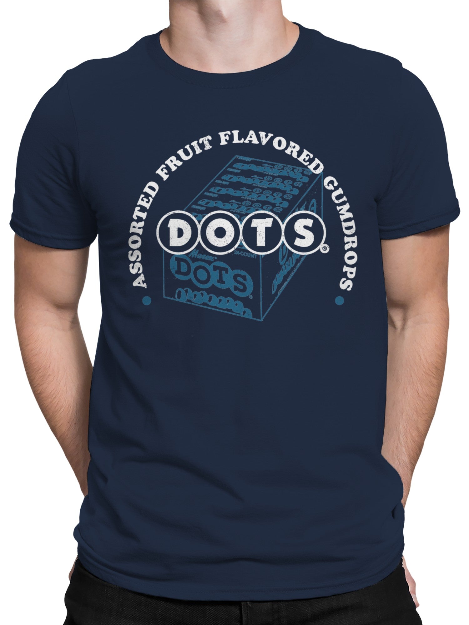 Officially Licensed Dots Nostalgic Gumdrops Design Men's T-shirt