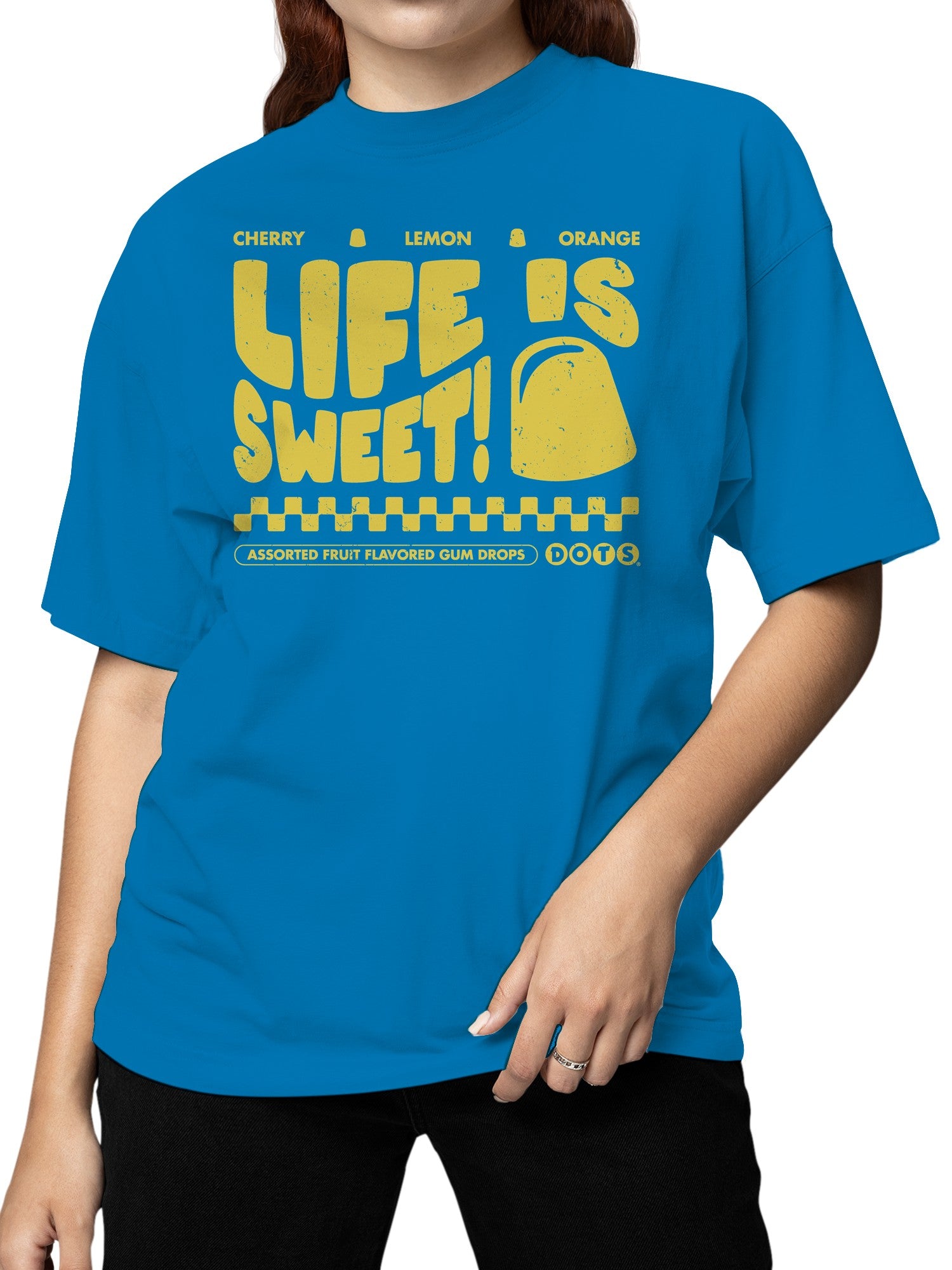 Officially Licensed Dots Life is Sweet! Fruit Candy  Women's T-shirt