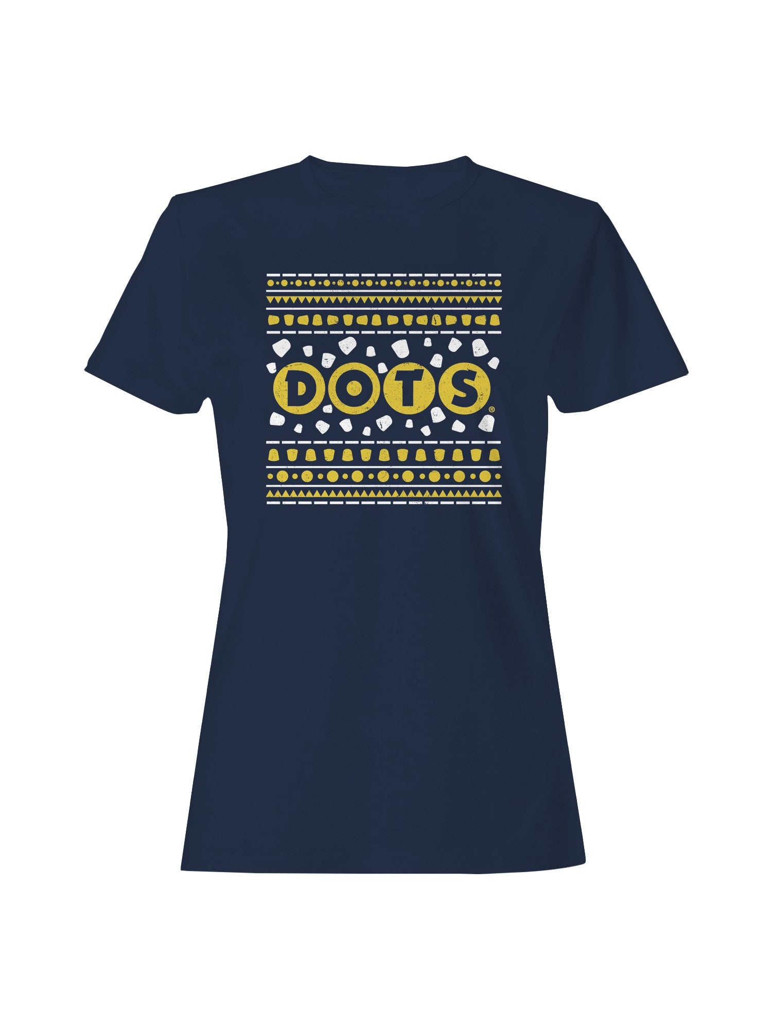 Officially Licensed Dots Retro Pattern Art Print Women's T-shirt