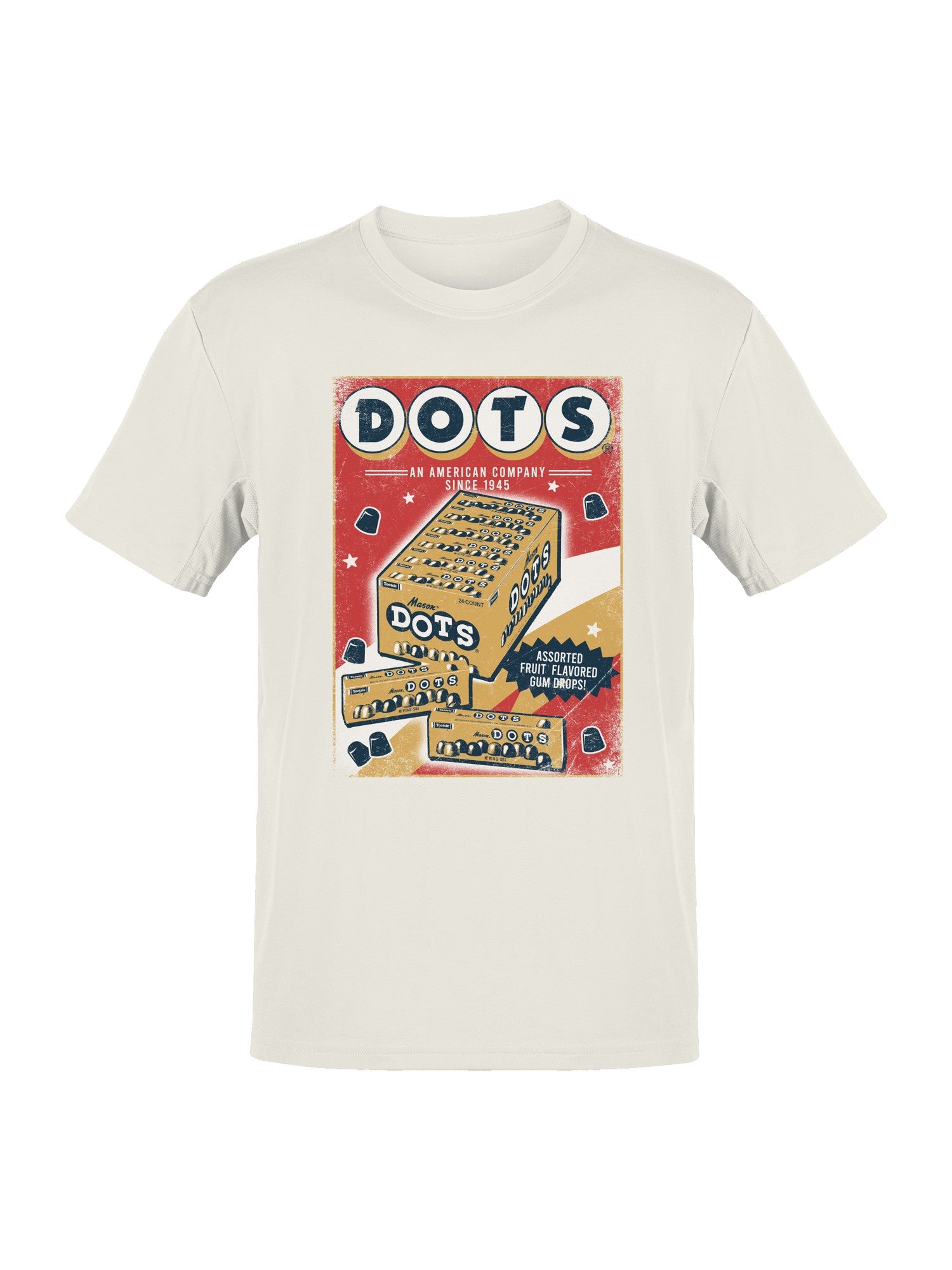 Officially Licensed Dots Vintage Candy Box 1945 Men's T-shirt