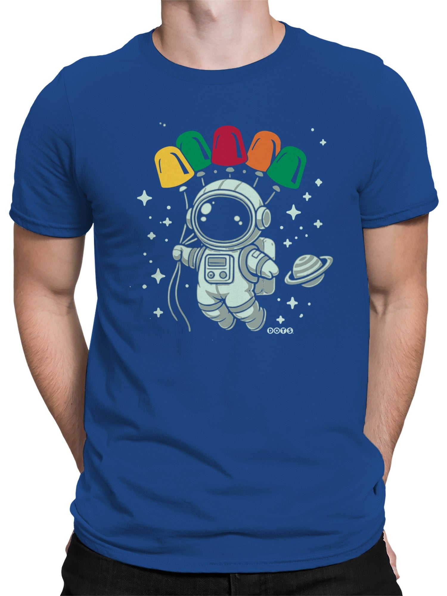 Officially Licensed Dots Astro Jelly Balloon Adventure Men's T-shirt