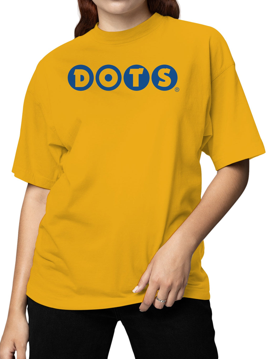 Officially Licensed Dots Blue Logo Design Women's T-shirt