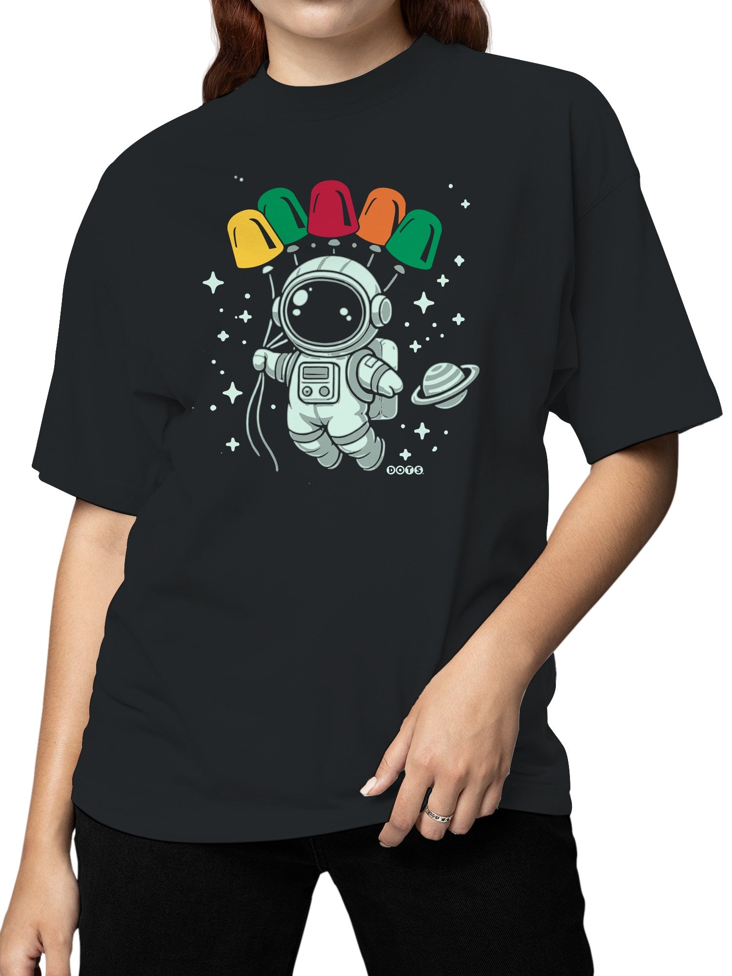 Officially Licensed Dots Astro Jelly Balloon Adventure Women's T-shirt