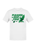 Officially Licensed Junior Mints Mint Inspired Greeting Men's T-shirt