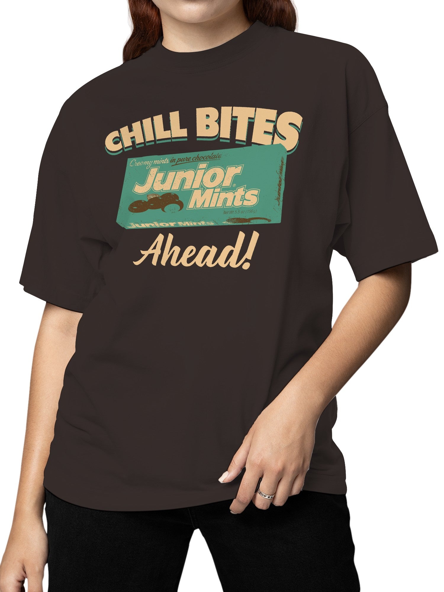 Officially Licensed Junior Mints Chill Bites Ahead Women's T-shirt