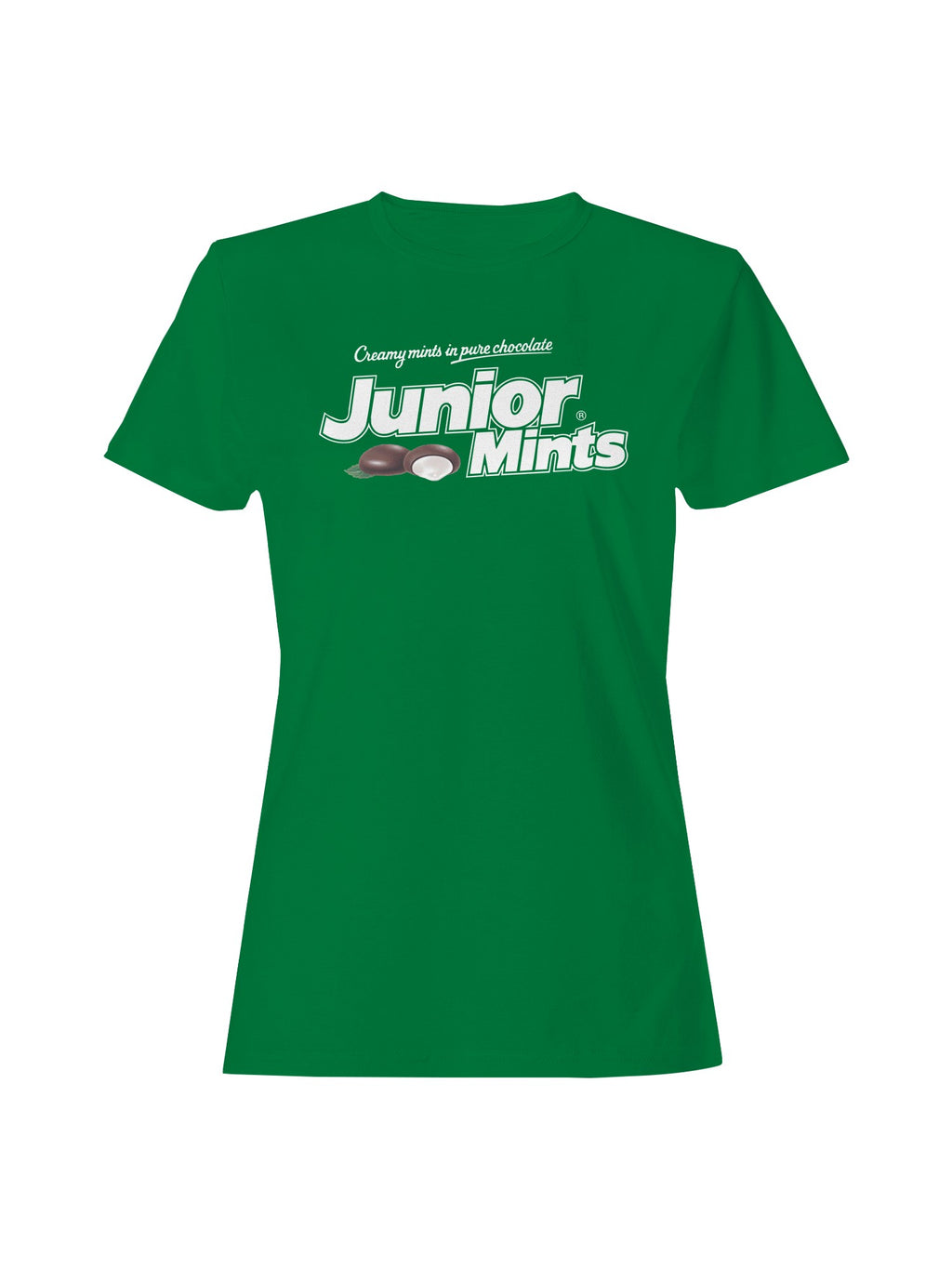 Officially Licensed Junior Mints Creamy Chocolate Mint Delight Women's T-shirt