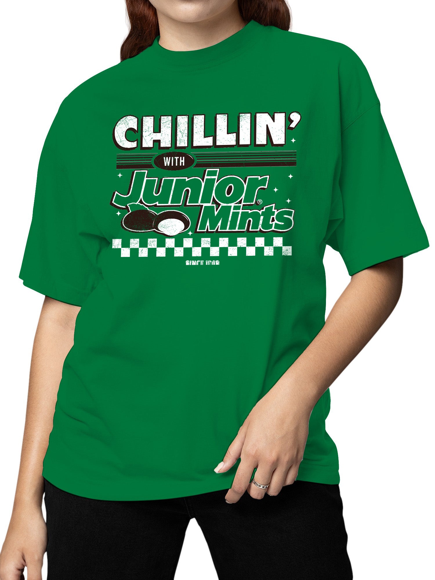 Officially Licensed Junior Mints Retro Chillin' Mints Women's T-shirt