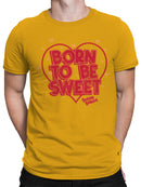 Officially Licensed Sugar Babies Born to Be Sweet Heart Design Men's T-shirt