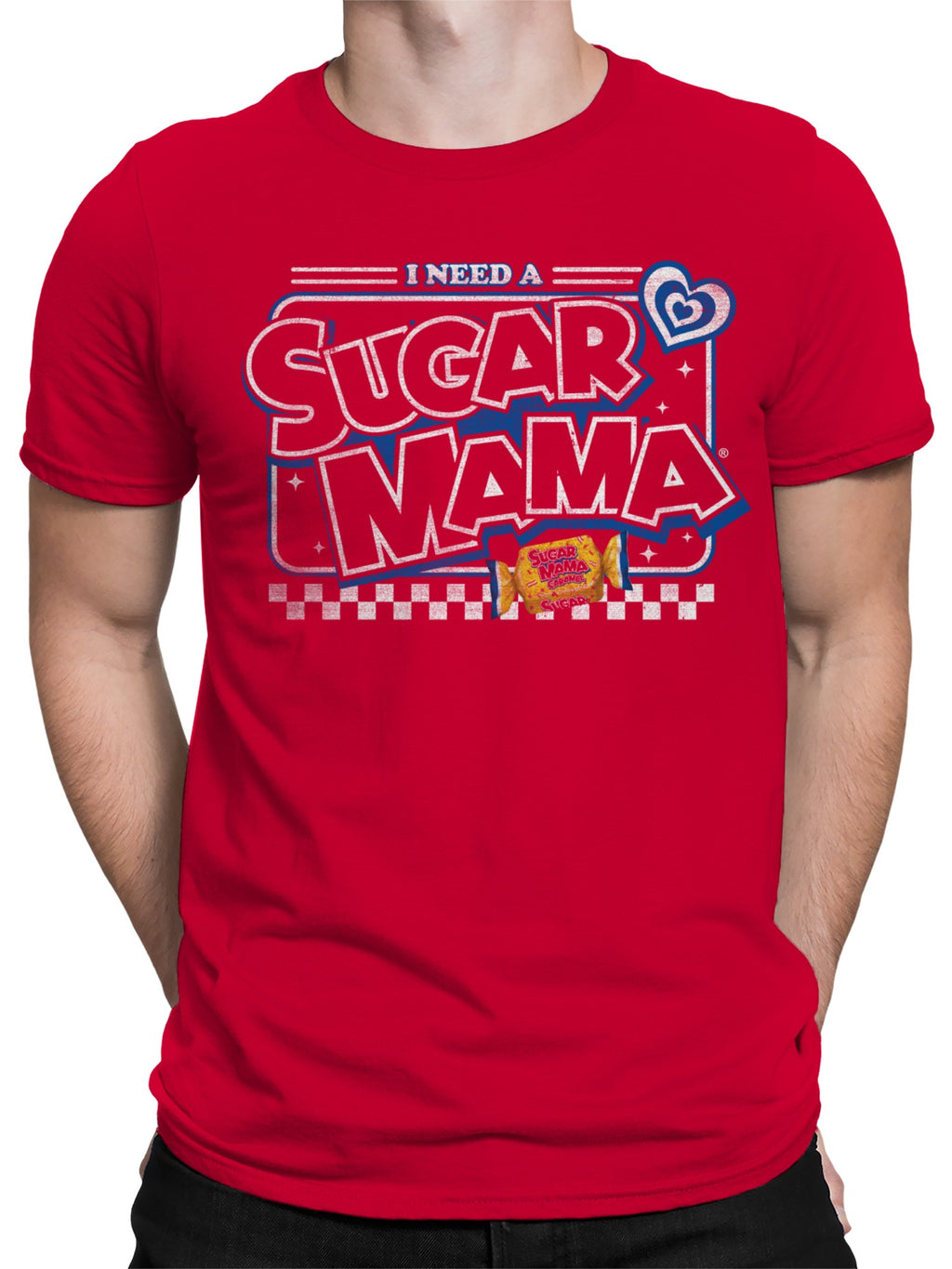 Officially Licensed Sugar Babies I Need a Sugar Mama Caramel  Men's T-shirt