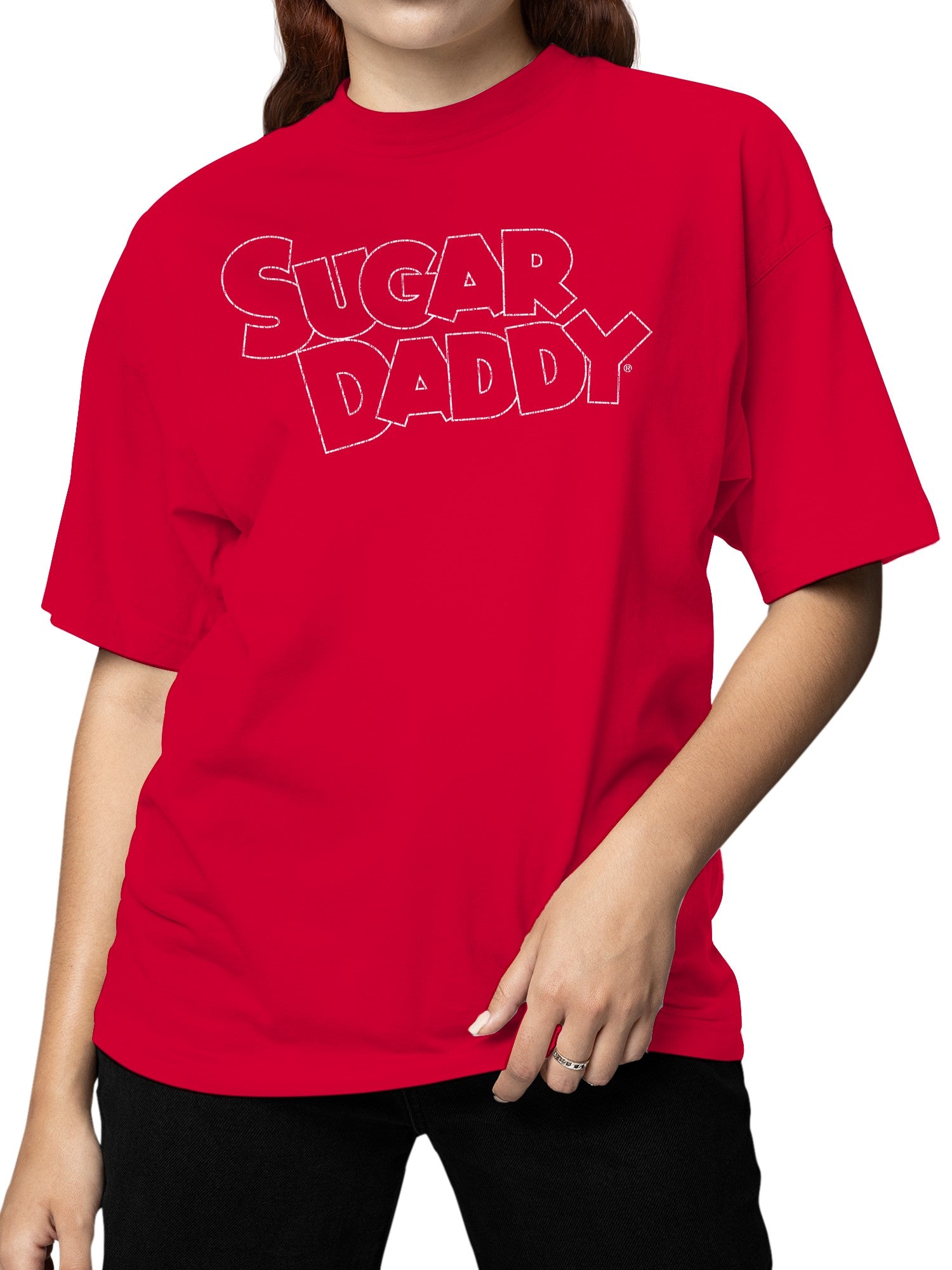 Officially Licensed Sugar Babies Nostalgic Sugar Daddy Logo Women's T-shirt