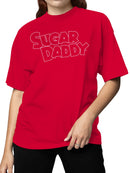 Officially Licensed Sugar Babies Bold "Sugar Daddy" Design Women's T-shirt