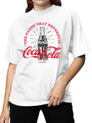 Officially Licensed Coca Cola Coke Bottle "The Pause That Refreshes Women's T-shirt