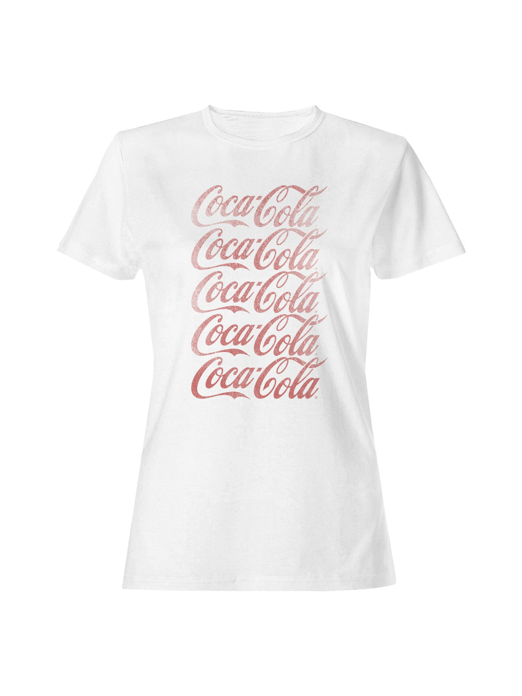 Officially Licensed Coca Cola Vintage Logo Design Women's T-shirt