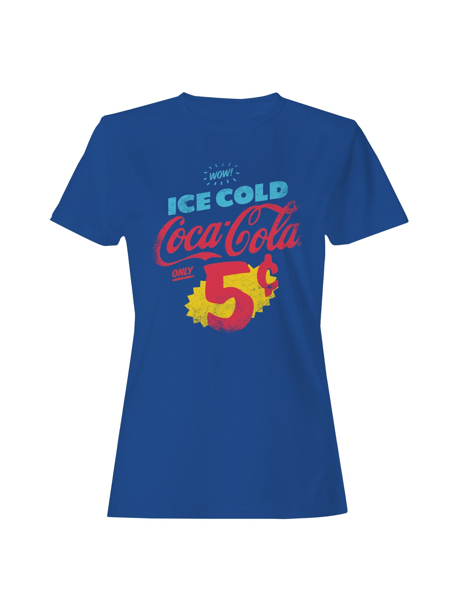 Officially Licensed Coca Cola Vintage Ice Cold Coke 5¢ Women's T-shirt