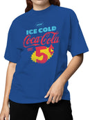 Officially Licensed Coca Cola Vintage Ice Cold Coke 5¢ Women's T-shirt
