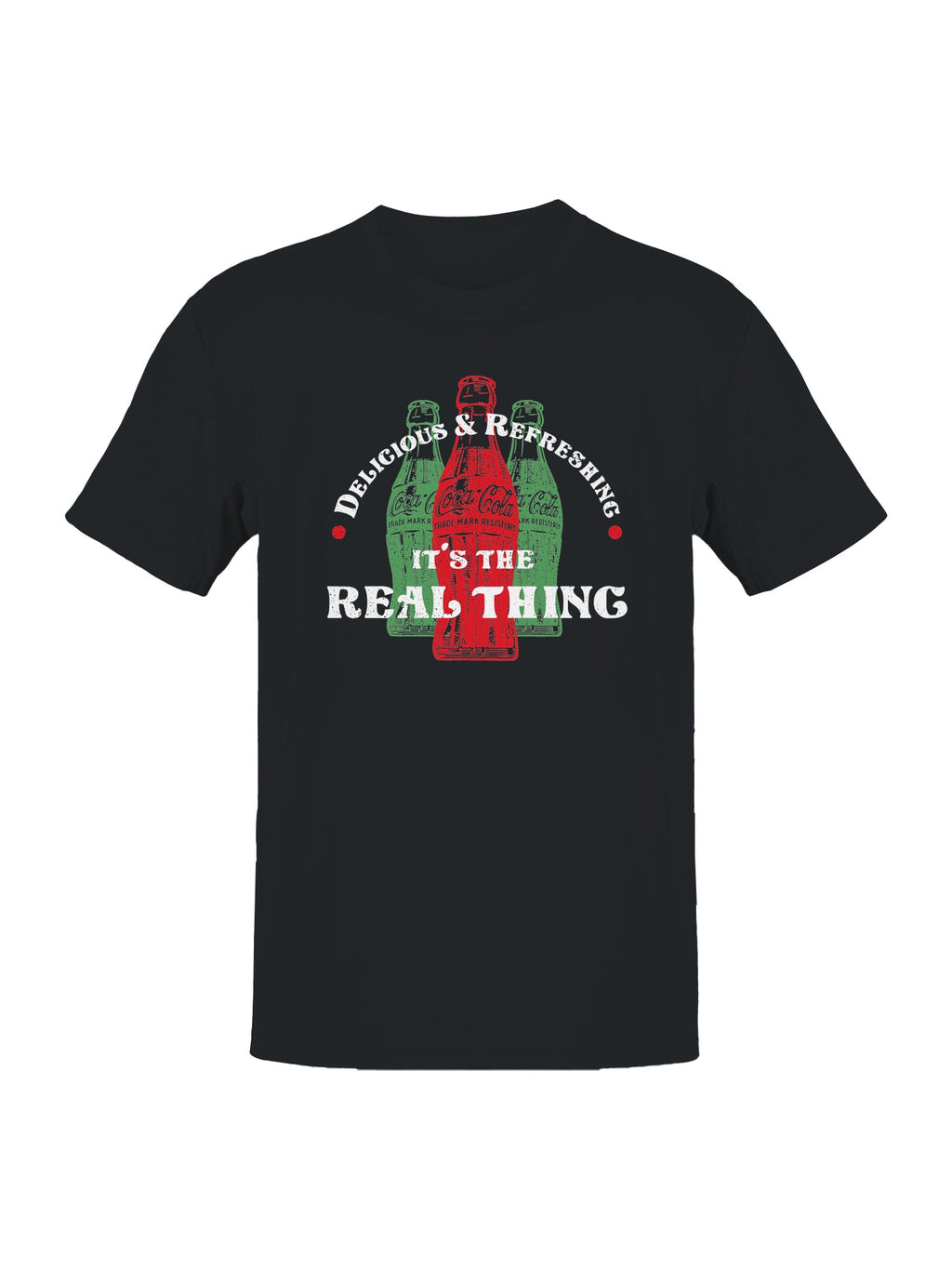 Officially Licensed Coca Cola Iconic Vintage Design Men's T-shirt