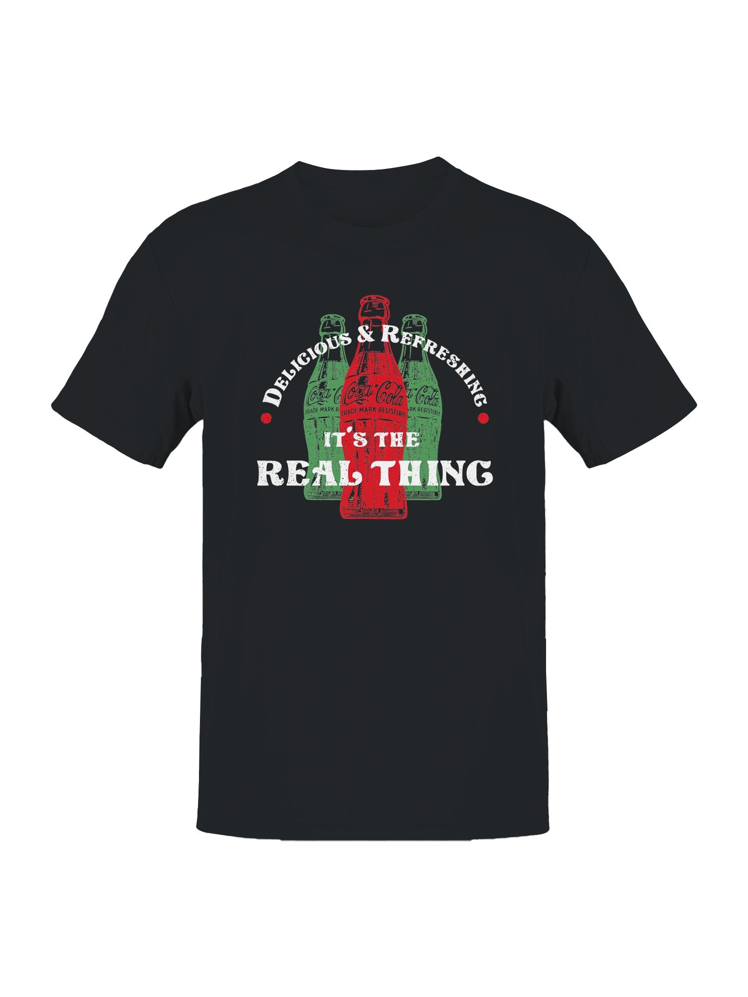 Officially Licensed Coca Cola Iconic Vintage Design Men's T-shirt