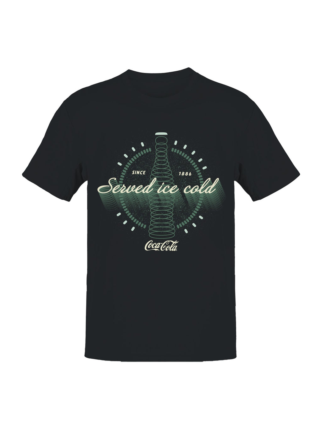 Officially Licensed Coca Cola Iconic Since 1886 Men's T-shirt