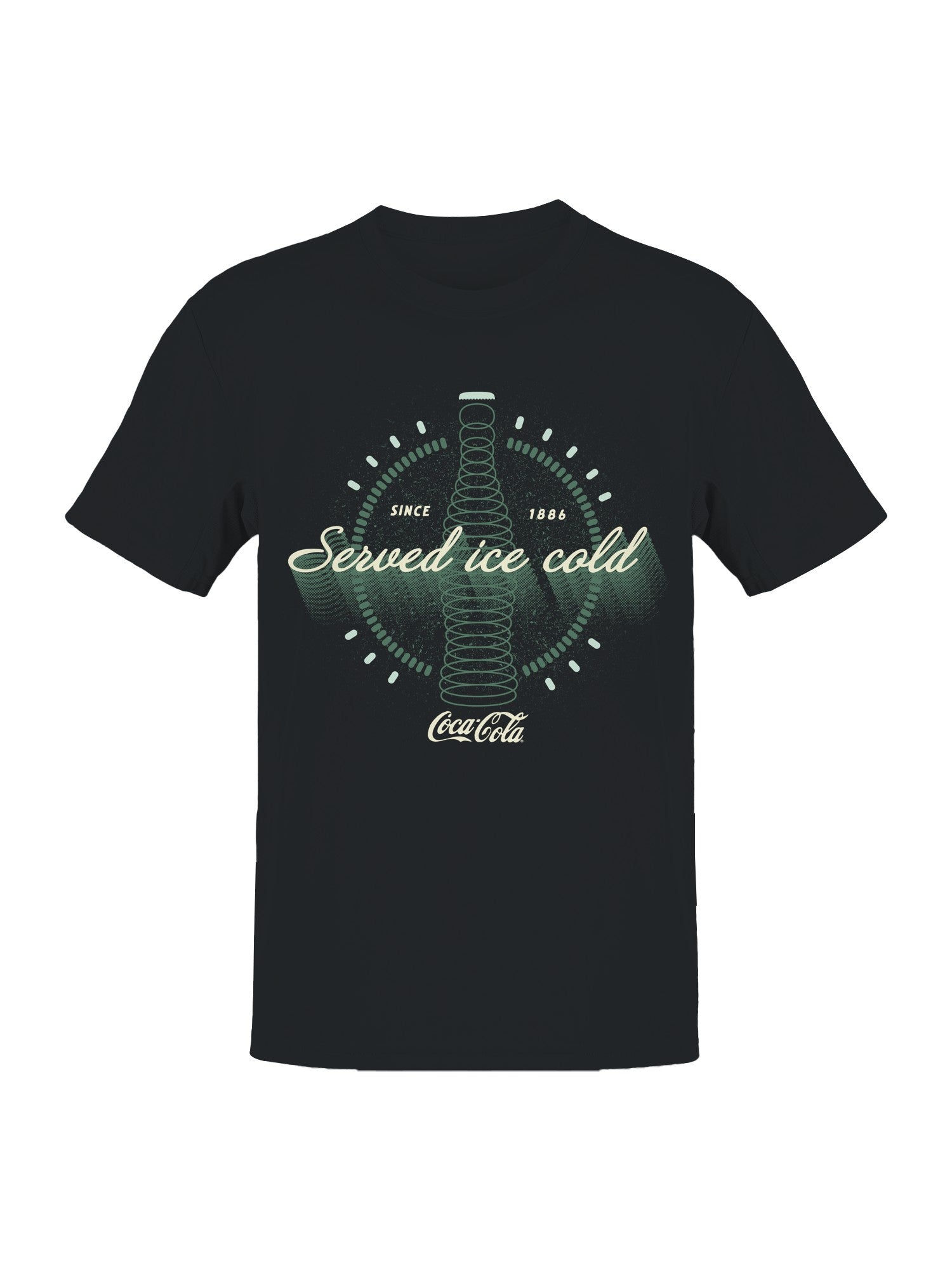 Officially Licensed Coca Cola Iconic Since 1886 Men's T-shirt
